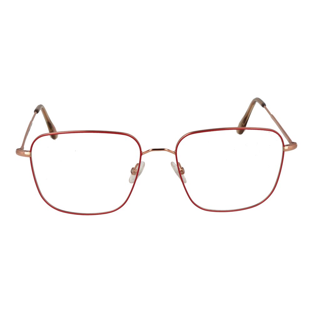 Eyeglasses Frames by Andy Wolf for unisex in metal red features an refined silhouette, showcasing a sophisticated red coloured frame and refined full-frame frame design for a refined look.