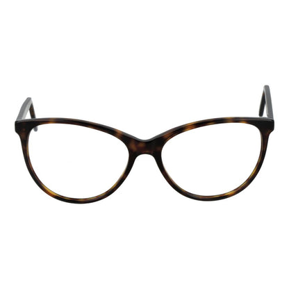 Eyeglasses Frames by Andy Wolf for unisex in acetate brown showcases a reflective silhouette, artfully incorporating a sophisticated brown coloured frame with a distinct full-frame frame design.