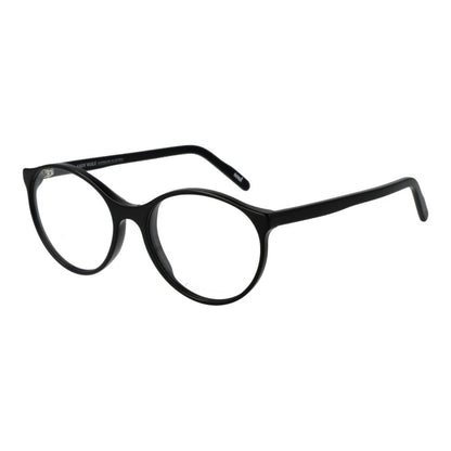 Eyeglasses Frames by Andy Wolf for unisex in acetate black showcases a refined full-frame frame design with a refined black coloured frame finish for a refined and sophisticated look.