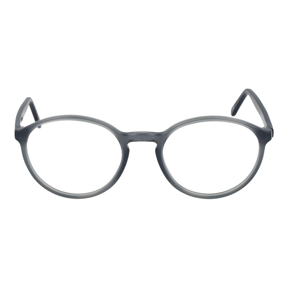 Eyeglasses Frames by Andy Wolf for unisex in acetate gray features an refined silhouette, showcasing a sophisticated gray coloured frame and refined full-frame frame design for a refined look.
