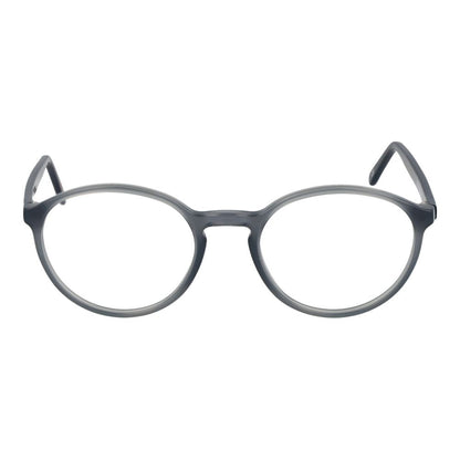 Eyeglasses Frames by Andy Wolf for unisex in gray features an refined silhouette, showcasing a sophisticated gray coloured frame and refined full-frame frame design for a refined look.