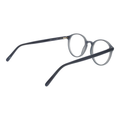 Eyeglasses Frames by Andy Wolf for unisex in acetate gray showcases a reflective silhouette, artfully incorporating a sophisticated gray coloured frame with a distinct full-frame frame design.