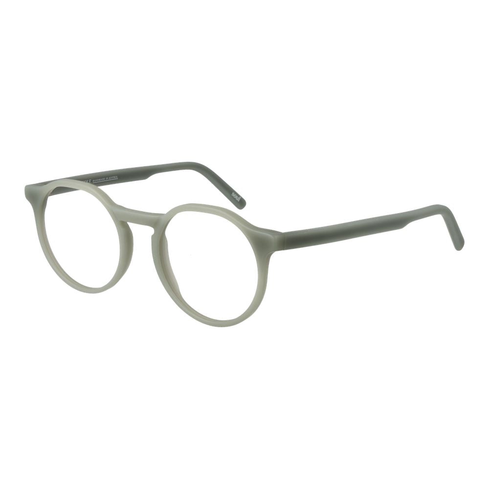 Eyeglasses Frames by Andy Wolf for unisex in acetate and gray showcases an refined full-frame frame design featuring a sophisticated gray coloured frame for an refined and refined aesthetic.