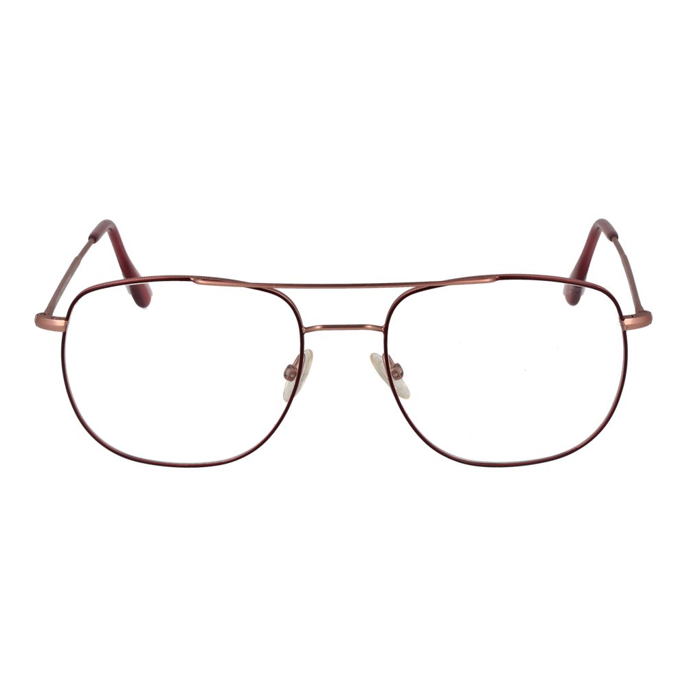 Eyeglasses Frames by Andy Wolf for unisex in metal burgundy features a refined silhouette, showcasing a refined burgundy coloured frame and full-frame frame design for a sophisticated, premium look.