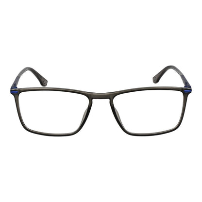 Eyeglasses Frames by Land Rover for men in plastic and gray showcases an refined full-frame frame design featuring a sophisticated gray coloured frame for an refined and refined aesthetic.