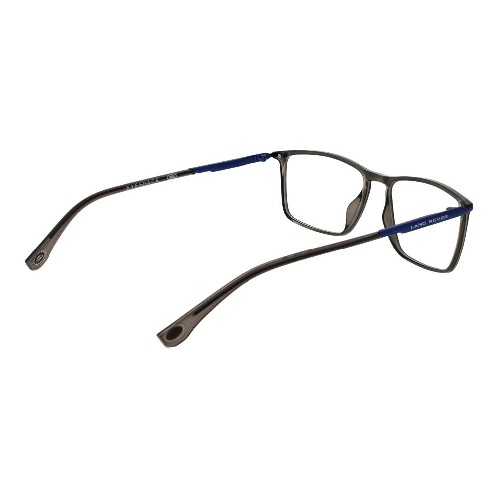 Eyeglasses Frames by Land Rover for men in plastic gray features an refined silhouette, showcasing the refined gray coloured frame and sophisticated full-frame frame design.