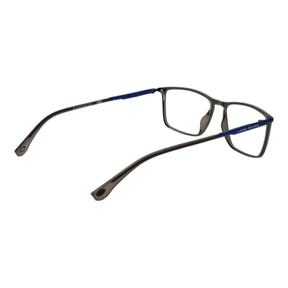 Eyeglasses Frames by Land Rover for men in plastic gray features an refined silhouette, showcasing the refined gray coloured frame and sophisticated full-frame frame design.