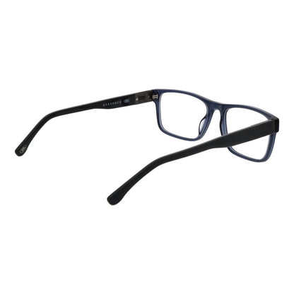 Eyeglasses Frames by Land Rover for men in acetate blue showcases a reflective silhouette, artfully incorporating a sophisticated blue coloured frame with a distinct full-frame frame design.