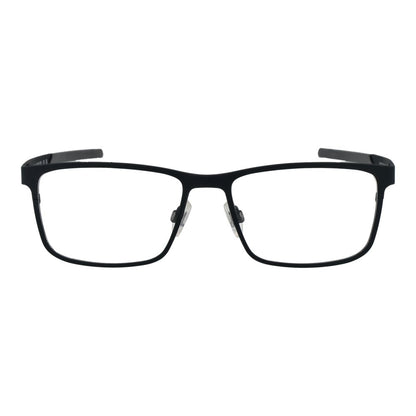 Eyeglasses Frames by Land Rover for men in stainless steel and black showcases an refined full-frame frame design featuring a sophisticated black coloured frame for an refined and refined aesthetic.