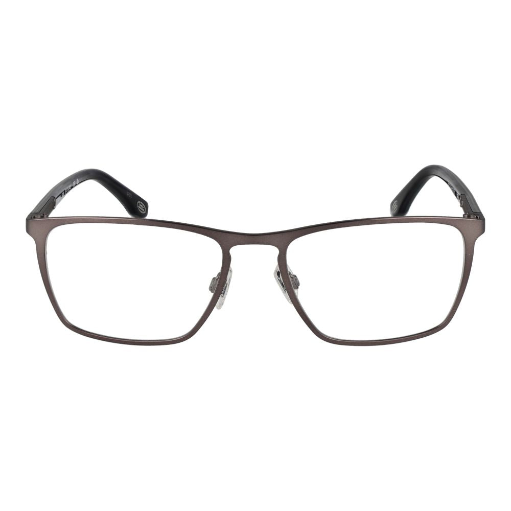 Eyeglasses Frames by Land Rover for men in stainless steel gray features an refined silhouette, showcasing the refined gray coloured frame and sophisticated full-frame frame design.
