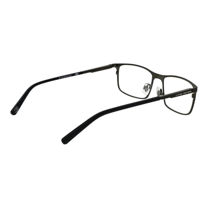 Eyeglasses Frames by Land Rover for men in stainless steel olive showcases a reflective silhouette, artfully incorporating a sophisticated olive coloured frame with a distinct full-frame frame design.