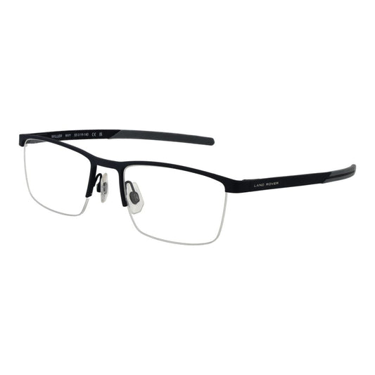 Eyeglasses Frames by Land Rover for men in acetate blue features a refined silhouette, showcasing a refined blue coloured frame and half-frame frame design for a sophisticated, premium look.