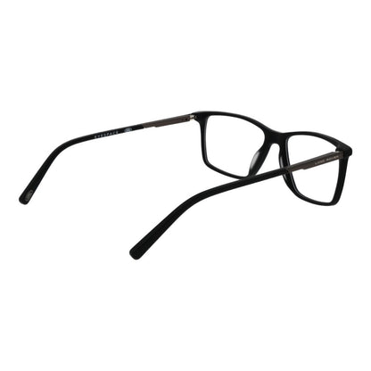 Eyeglasses Frames by Land Rover for men in acetate black showcases a reflective silhouette, artfully incorporating a sophisticated black coloured frame with a distinct full-frame frame design.