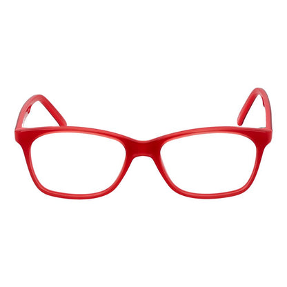 Eyeglasses Frames by Andy Wolf for unisex in acetate and red showcases an refined full-frame frame design featuring a sophisticated red coloured frame for an refined and refined aesthetic.