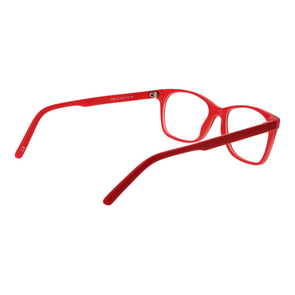 Eyeglasses Frames by Andy Wolf for unisex in acetate red features an refined silhouette, showcasing a sophisticated red coloured frame and refined full-frame frame design for a refined look.