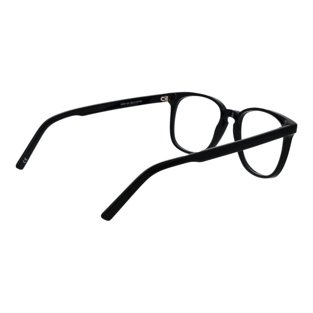 Eyeglasses Frames by Andy Wolf for unisex in acetate black features a refined silhouette, showcasing a refined black coloured frame and full-frame frame design for a sophisticated, premium look.