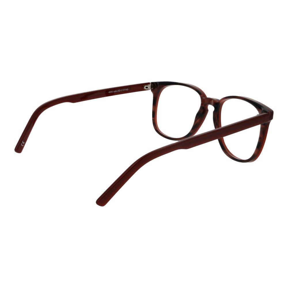 Eyeglasses Frames by Andy Wolf for unisex in acetate brown showcases a reflective silhouette, artfully incorporating a sophisticated brown coloured frame with a distinct full-frame frame design.