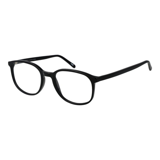 Eyeglasses Frames by Andy Wolf for unisex in acetate black features a refined silhouette, showcasing a refined black coloured frame and full-frame frame design for a sophisticated, premium look.