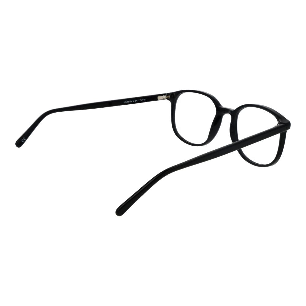 Eyeglasses Frames by Andy Wolf for unisex in acetate black features an refined silhouette, showcasing the refined black coloured frame and sophisticated full-frame frame design.
