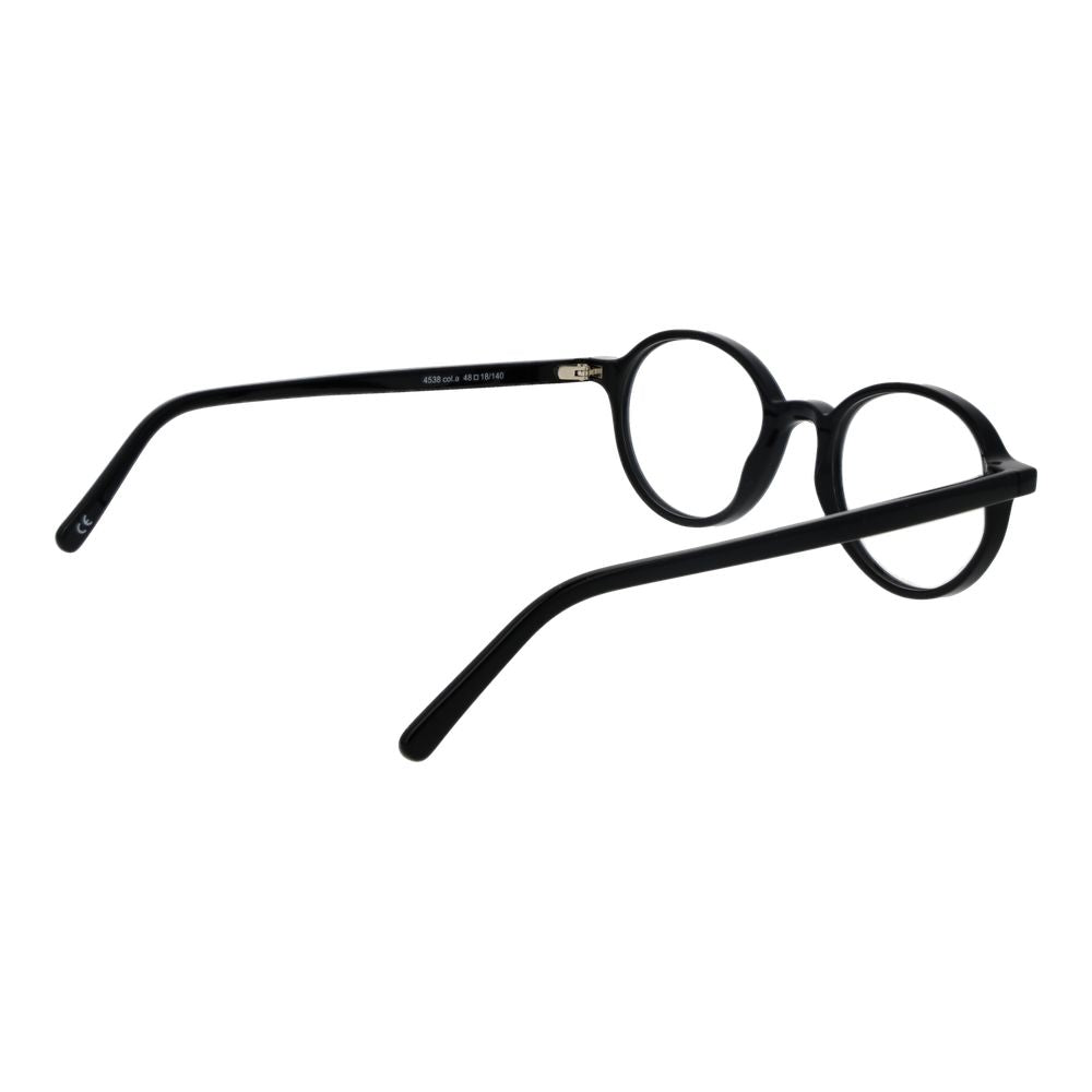 Eyeglasses Frames by Andy Wolf for unisex in acetate and black showcases an refined full-frame frame design featuring a sophisticated black coloured frame for an refined and refined aesthetic.