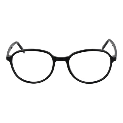 Eyeglasses Frames by Andy Wolf for unisex in acetate black features an refined silhouette, showcasing a sophisticated black coloured frame and refined full-frame frame design for a refined look.