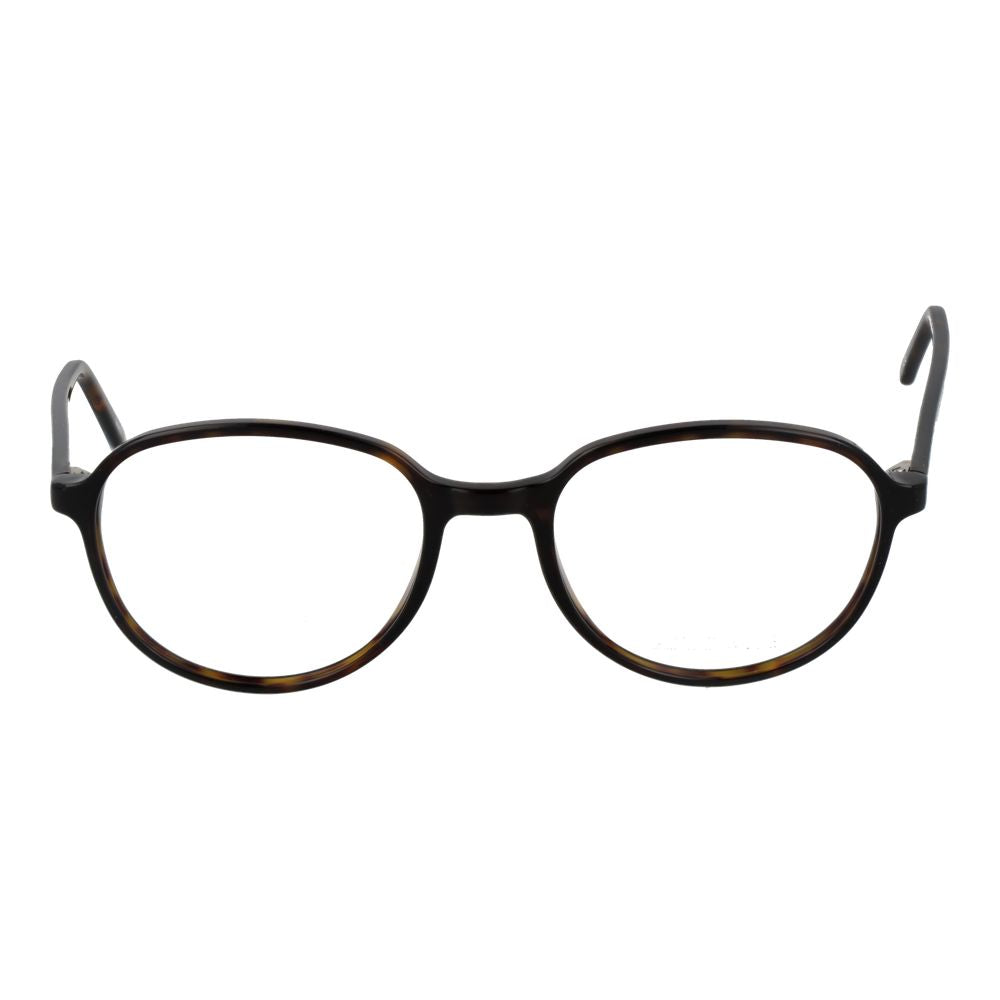 Eyeglasses Frames by Andy Wolf for unisex in acetate and brown showcases a refined silhouette, detailed with a brown coloured frame finish and a sophisticated full-frame frame design.