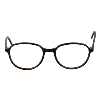 Eyeglasses Frames by Andy Wolf for unisex in acetate and brown showcases a refined silhouette, detailed with a brown coloured frame finish and a sophisticated full-frame frame design.