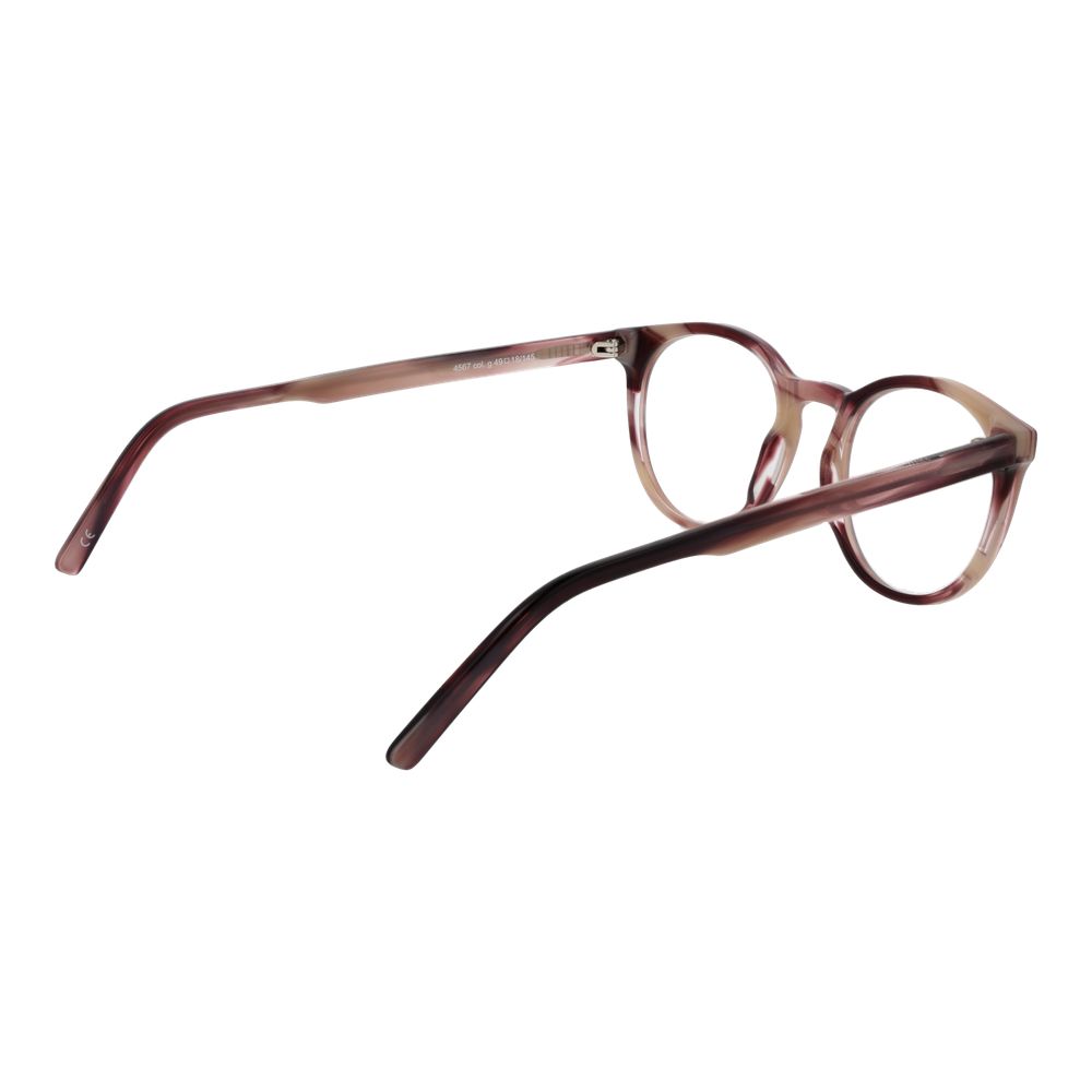 Eyeglasses Frames by Andy Wolf for unisex in acetate pink features an refined silhouette, showcasing the refined rose coloured frame and sophisticated full-frame frame design.