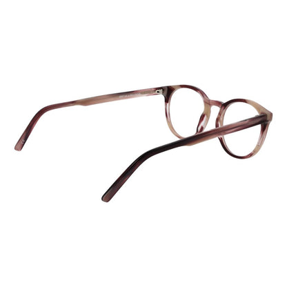 Eyeglasses Frames by Andy Wolf for unisex in acetate pink features an refined silhouette, showcasing the refined rose coloured frame and sophisticated full-frame frame design.