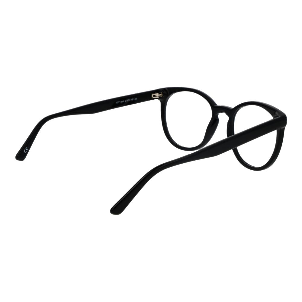 Eyeglasses Frames by Andy Wolf for unisex in acetate black showcases a refined full-frame frame design with a refined black coloured frame finish for a refined and sophisticated look.
