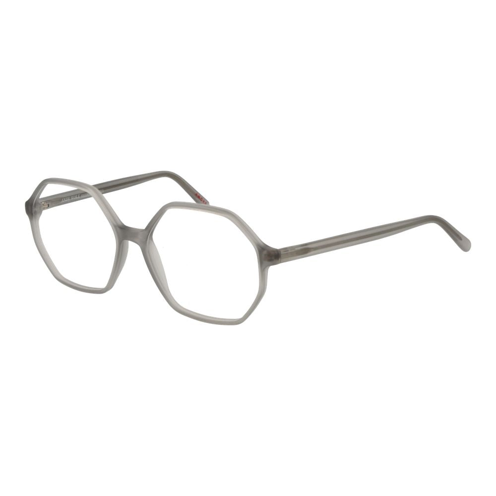 Eyeglasses Frames by Andy Wolf for unisex in acetate gray showcases a refined full-frame frame design with a refined gray coloured frame finish for a refined and sophisticated look.