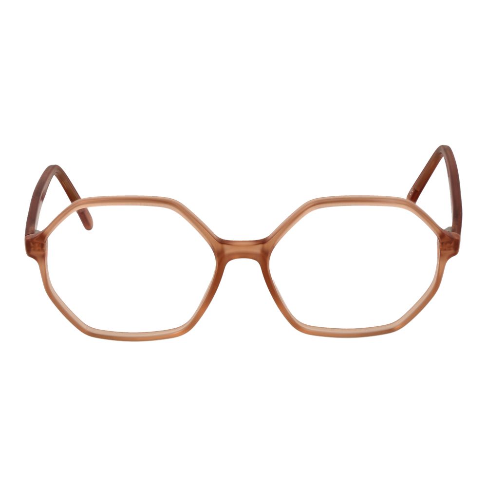 Eyeglasses Frames by Andy Wolf for unisex in acetate beige features a refined silhouette, showcasing a refined black coloured frame and full-frame frame design for a sophisticated, premium look.