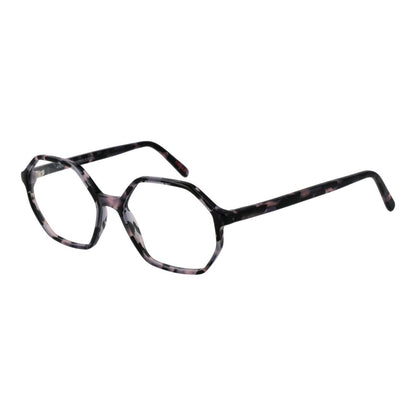 Eyeglasses Frames by Andy Wolf for unisex in acetate black features an refined silhouette, showcasing a sophisticated black coloured frame and refined full-frame frame design for a refined look.