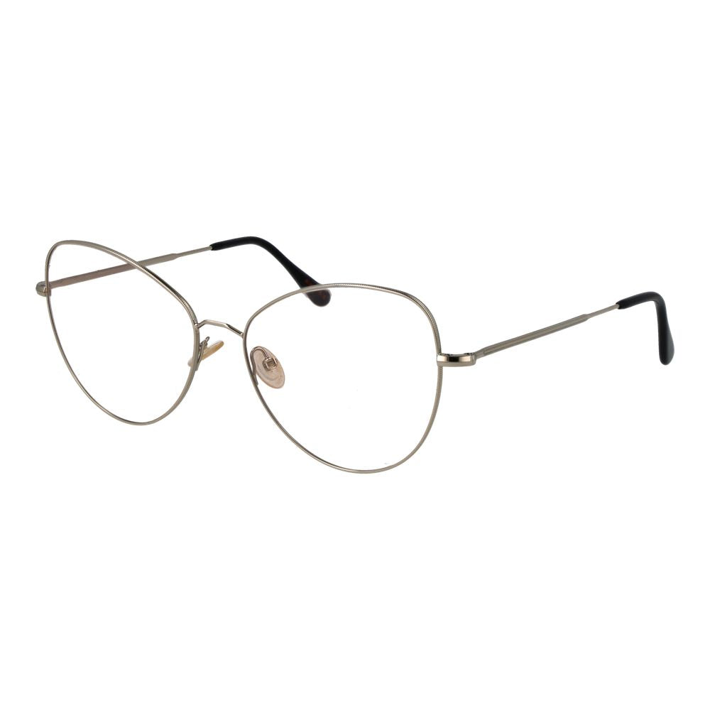 Eyeglasses Frames by Andy Wolf for unisex in metal silver features an refined silhouette, showcasing a sophisticated silver coloured frame and refined full-frame frame design for a refined look.