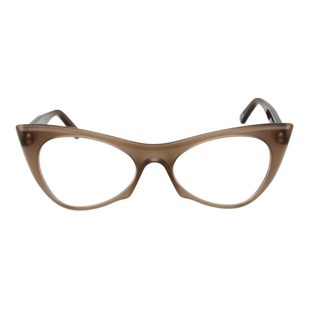 Eyeglasses Frames by Andy Wolf for unisex in acetate gray showcases a reflective silhouette, artfully incorporating a sophisticated gray coloured frame with a distinct full-frame frame design.
