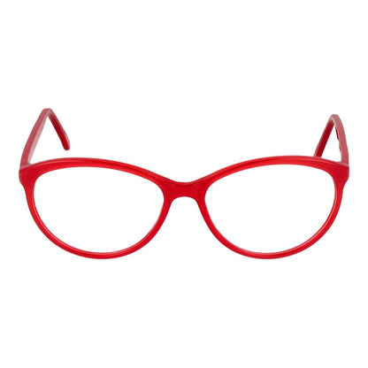 Eyeglasses Frames by Andy Wolf for unisex in acetate red features a refined silhouette, showcasing a refined red coloured frame and full-frame frame design for a sophisticated, premium look.