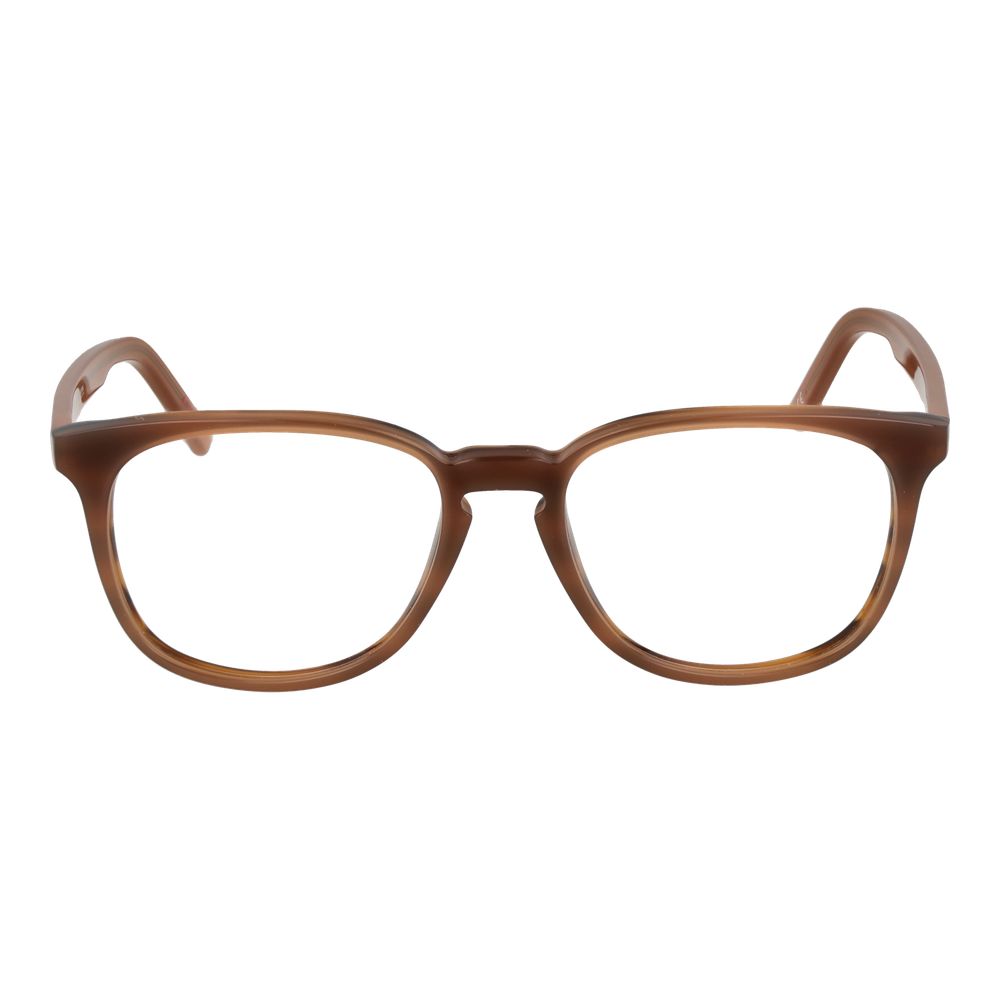 Eyeglasses Frames by Andy Wolf for unisex in acetate and brown showcases an refined full-frame frame design featuring a sophisticated brown coloured frame for an refined and refined aesthetic.