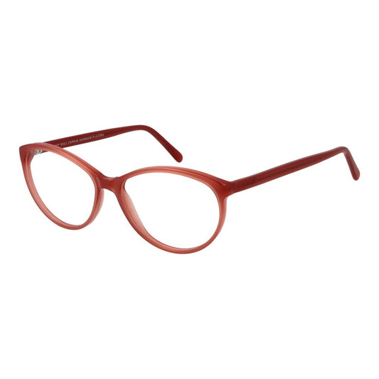 Eyeglasses Frames by Andy Wolf for unisex in acetate pink features an refined silhouette, showcasing the refined rose coloured frame and sophisticated full-frame frame design.