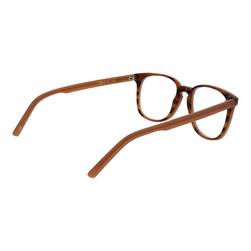 Eyeglasses Frames by Andy Wolf for unisex in acetate brown features an refined silhouette, showcasing a sophisticated brown coloured frame and refined full-frame frame design for a refined look.