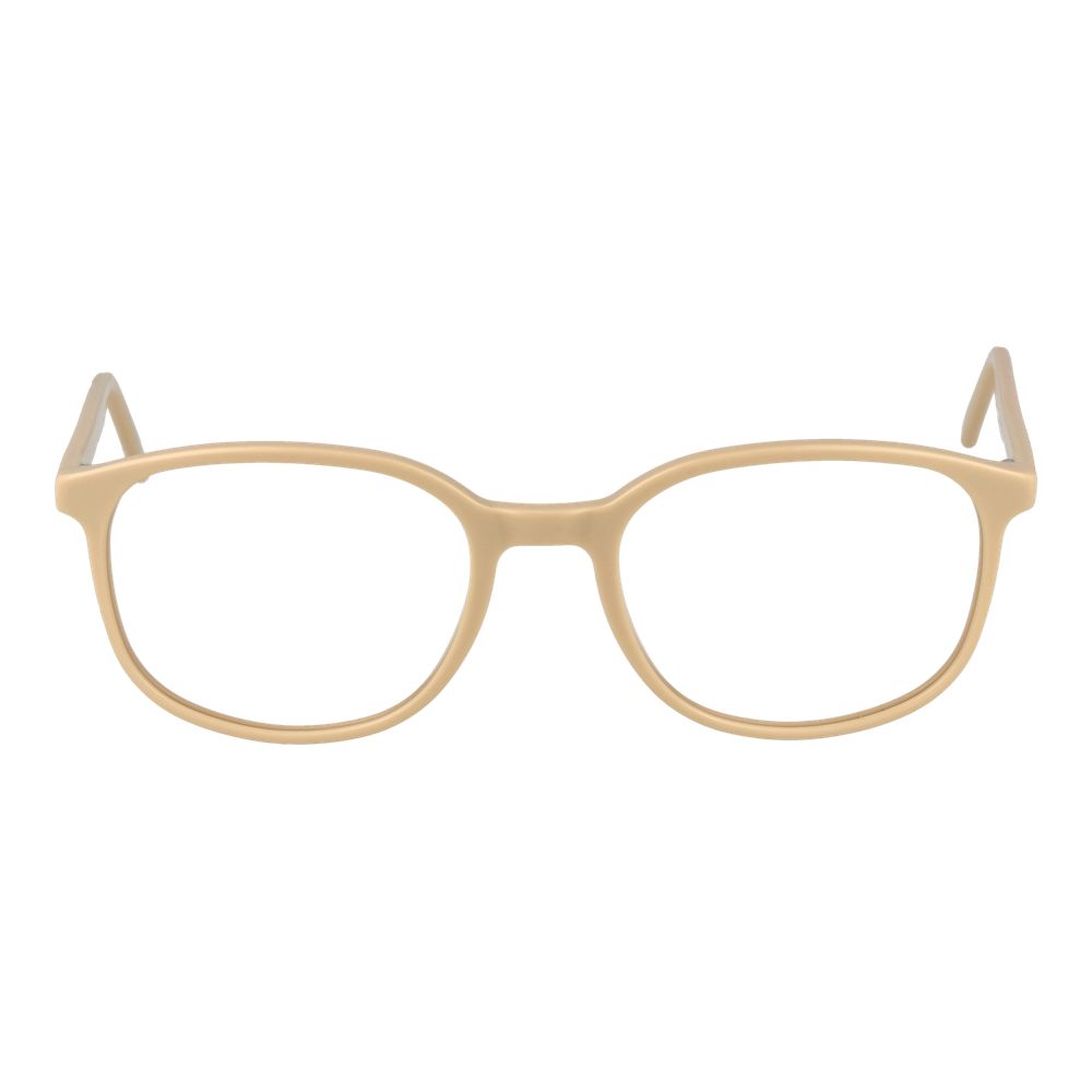 Eyeglasses Frames by Andy Wolf for unisex in acetate cream features an refined silhouette, showcasing the refined cream coloured frame and sophisticated full-frame frame design.