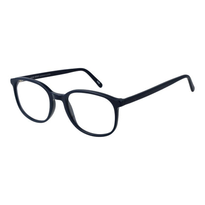 Eyeglasses Frames by Andy Wolf for unisex in acetate blue showcases a refined full-frame frame design with a refined blue coloured frame finish for a refined and sophisticated look.