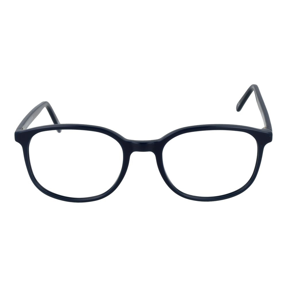 Eyeglasses Frames by Andy Wolf for unisex in acetate and blue showcases a refined silhouette, detailed with a blue coloured frame finish and a sophisticated full-frame frame design.