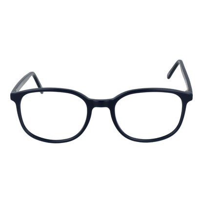 Eyeglasses Frames by Andy Wolf for unisex in acetate and blue showcases a refined silhouette, detailed with a blue coloured frame finish and a sophisticated full-frame frame design.
