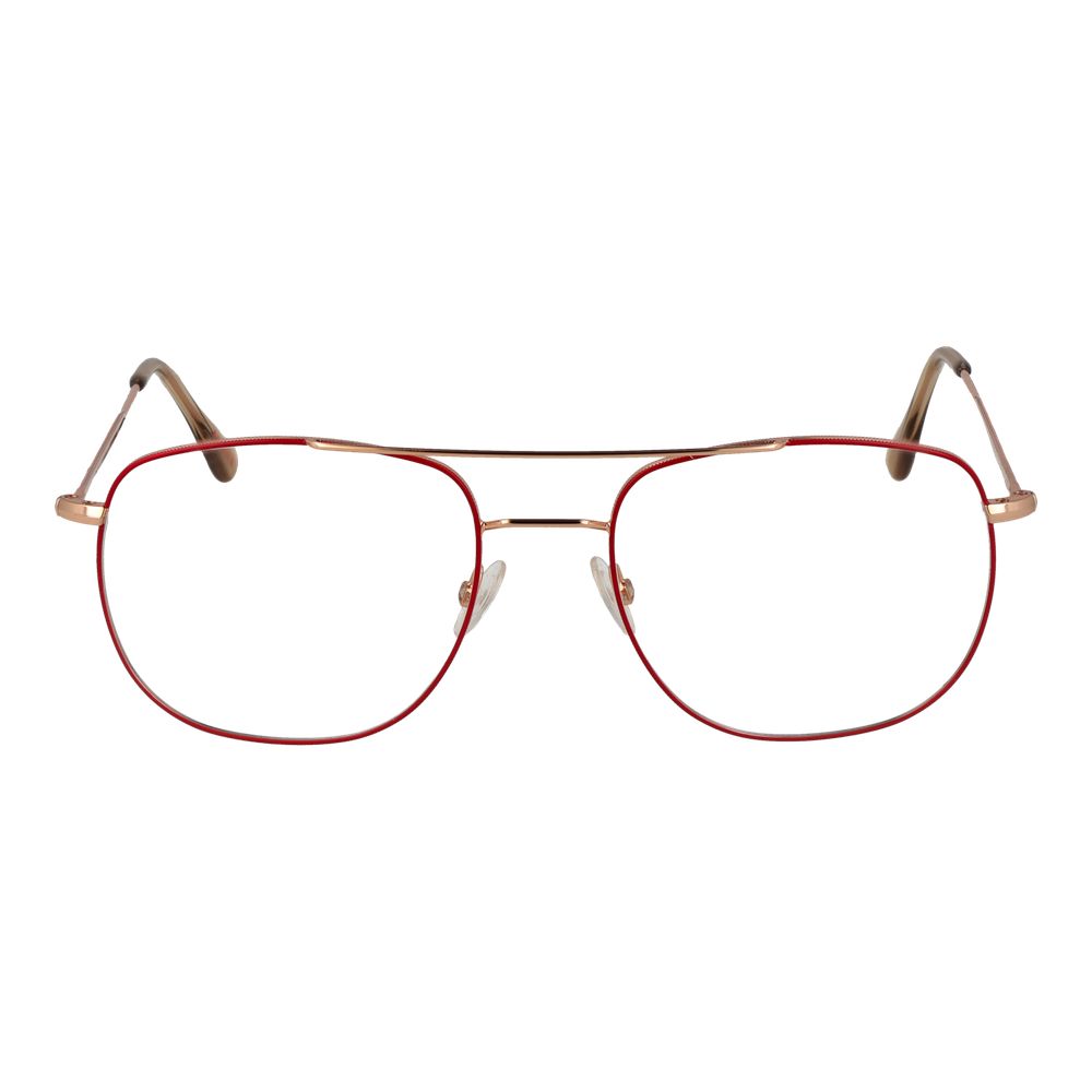 Eyeglasses Frames by Andy Wolf for unisex in metal red features an refined silhouette, showcasing a sophisticated red coloured frame and refined full-frame frame design for a refined look.