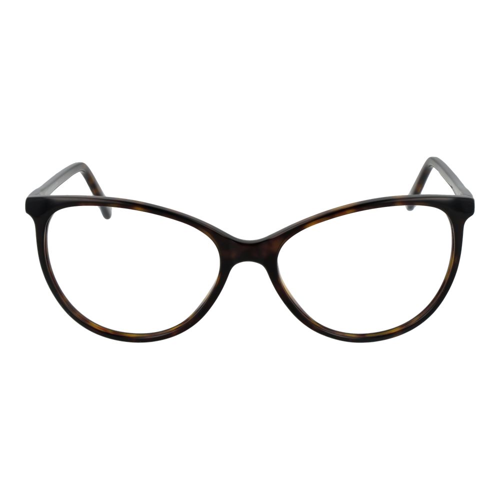 Eyeglasses Frames by Andy Wolf for unisex in acetate brown showcases a reflective silhouette, artfully incorporating a sophisticated brown coloured frame with a distinct full-frame frame design.