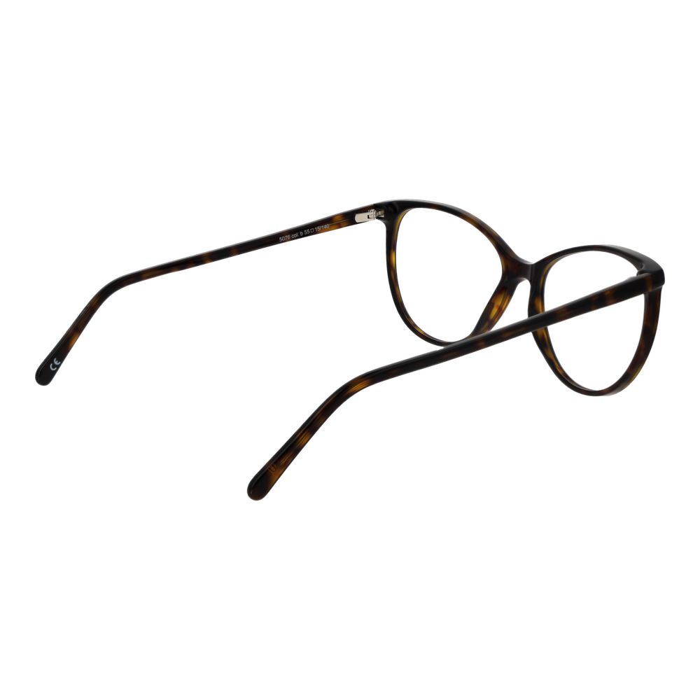 Eyeglasses Frames by Andy Wolf for unisex in acetate brown showcases a reflective silhouette, artfully incorporating a sophisticated brown coloured frame with a distinct full-frame frame design.