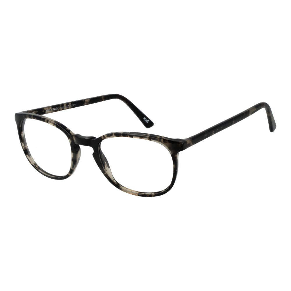 Eyeglasses Frames by Andy Wolf for unisex in acetate multicolor features an refined silhouette, showcasing the refined multicolor coloured frame and sophisticated full-frame frame design.
