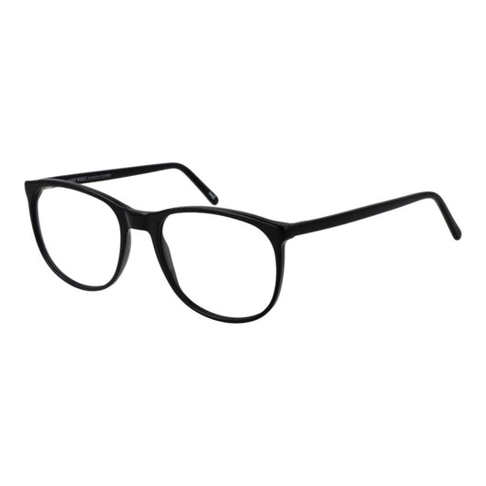 Eyeglasses Frames by Andy Wolf for unisex in acetate black features an refined silhouette, showcasing a sophisticated black coloured frame and refined full-frame frame design for a refined look.