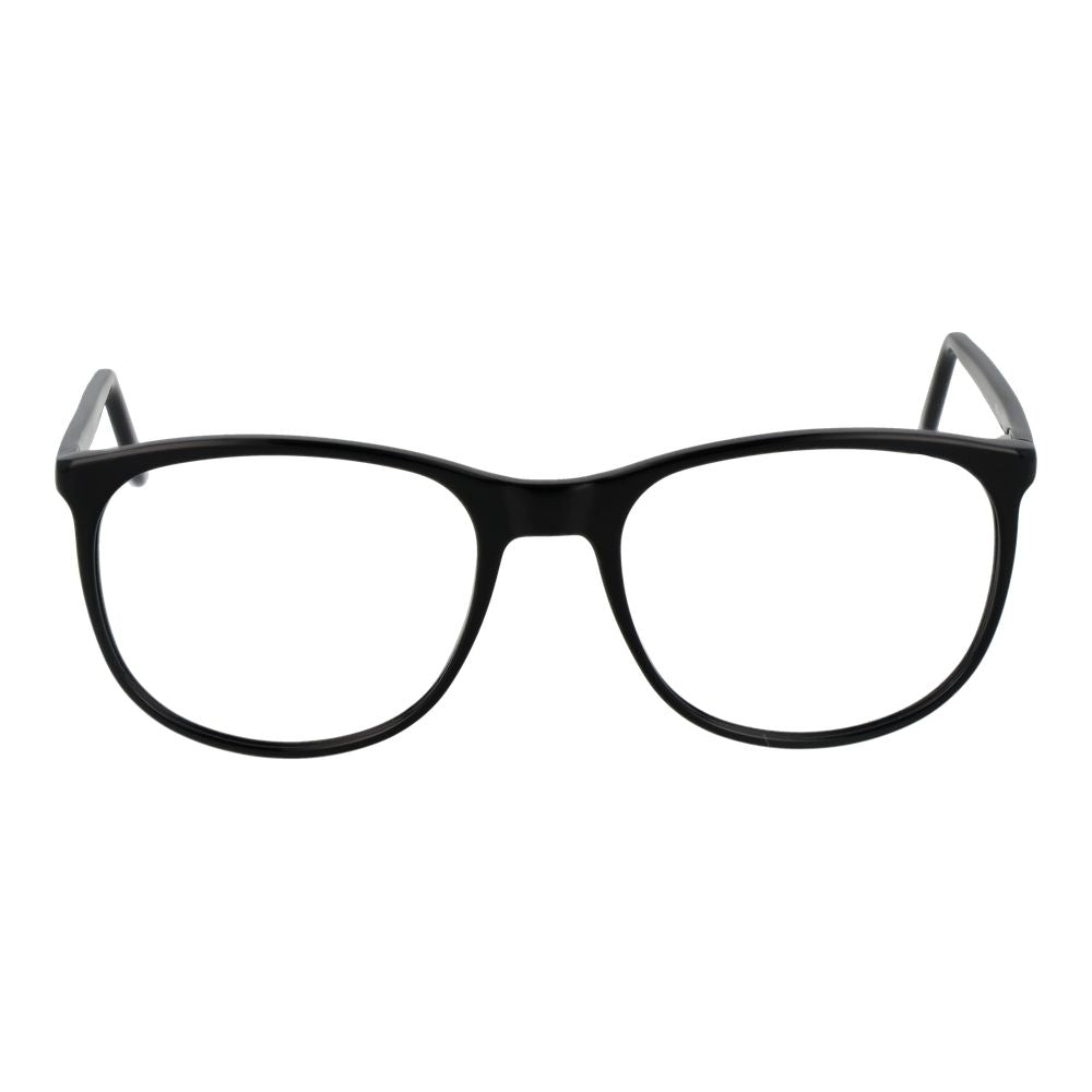 Eyeglasses Frames by Andy Wolf for unisex in acetate black showcases a reflective silhouette, artfully incorporating a sophisticated black coloured frame with a distinct full-frame frame design.
