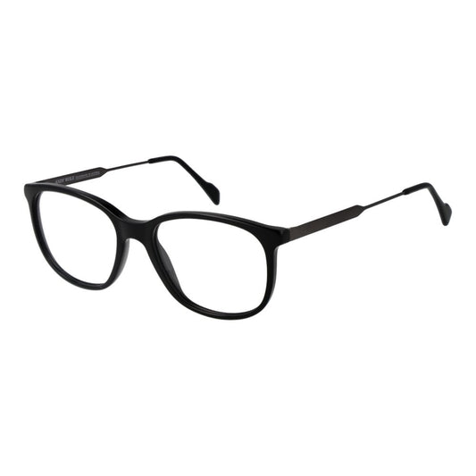 Eyeglasses Frames by Andy Wolf for unisex in acetate black showcases a refined full-frame frame design with a refined black coloured frame finish for a refined and sophisticated look.